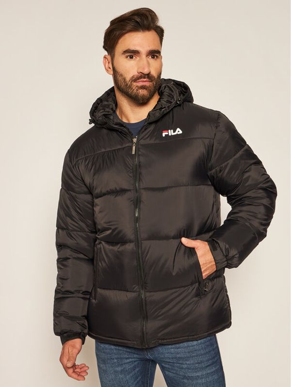 Fila Fila Пухено яке Scooter 687988 Черен Regular Fit