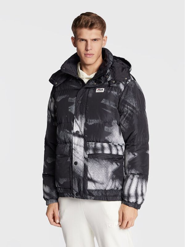 Fila Fila Пухено яке Tirebolu FAM0144 Черен Oversize