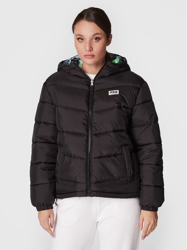 Fila Fila Пухено яке Titisee FAW0243 Черен Oversize
