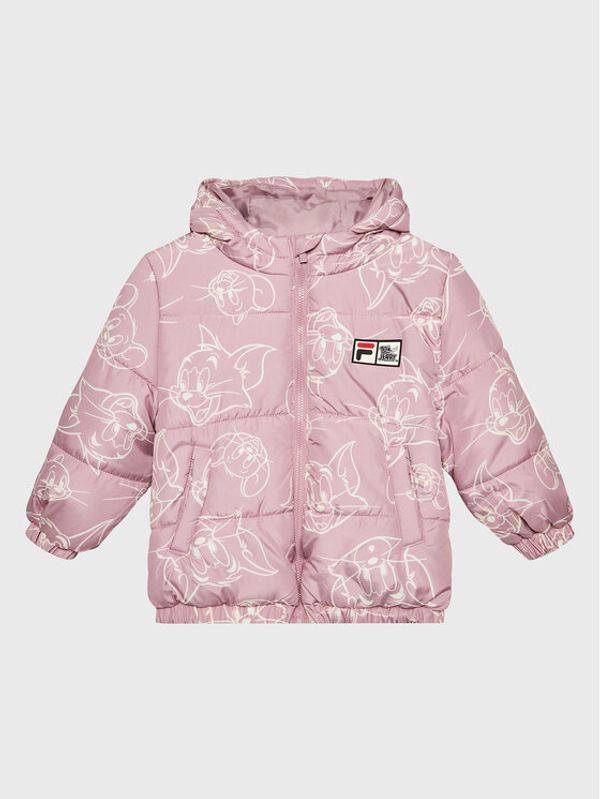 Fila Fila Пухено яке Tonk FAK0116 Розов Regular Fit