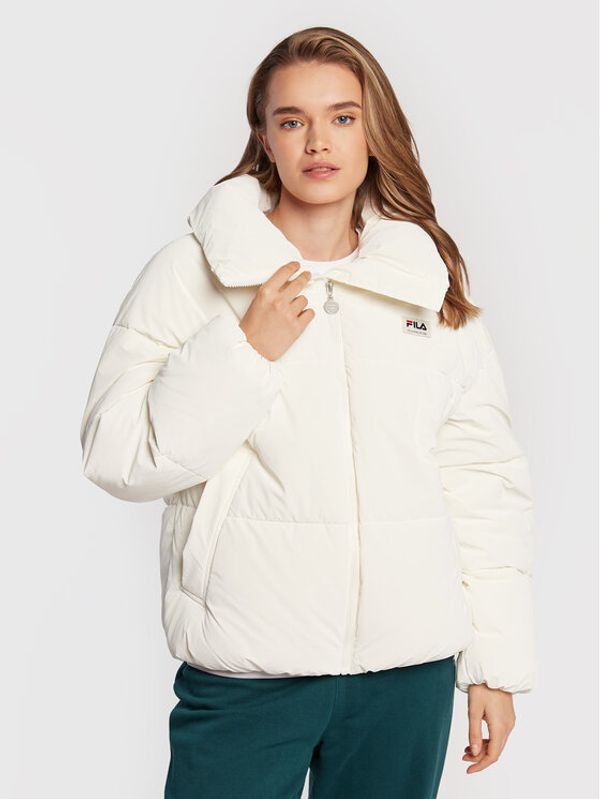 Fila Fila Пухено яке Trilj FAW0252 Бял Regular Fit