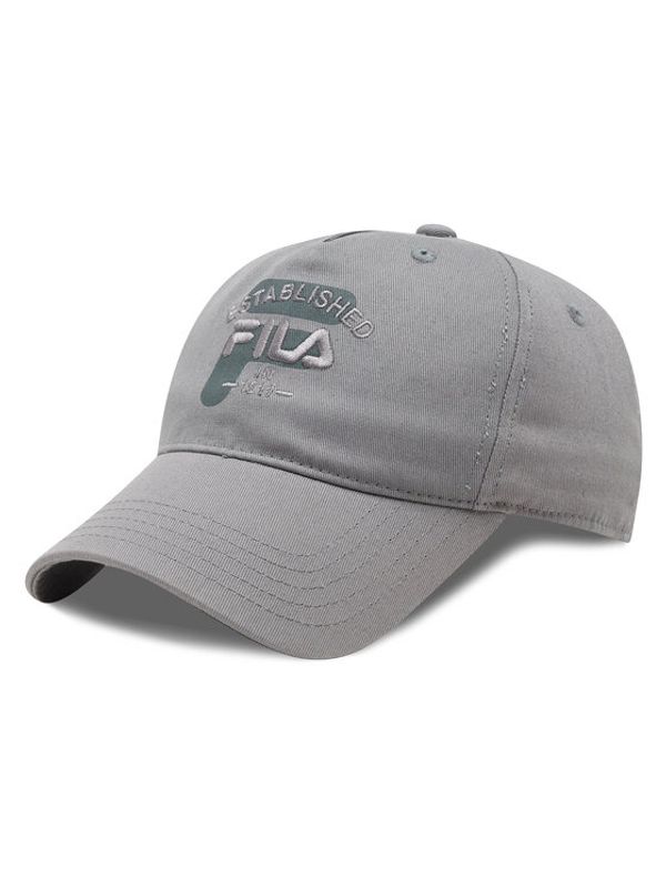 Fila Fila Шапка с козирка Barnaul 5 Panel Cap With Elevated Basic Logo FCU0086 Сив