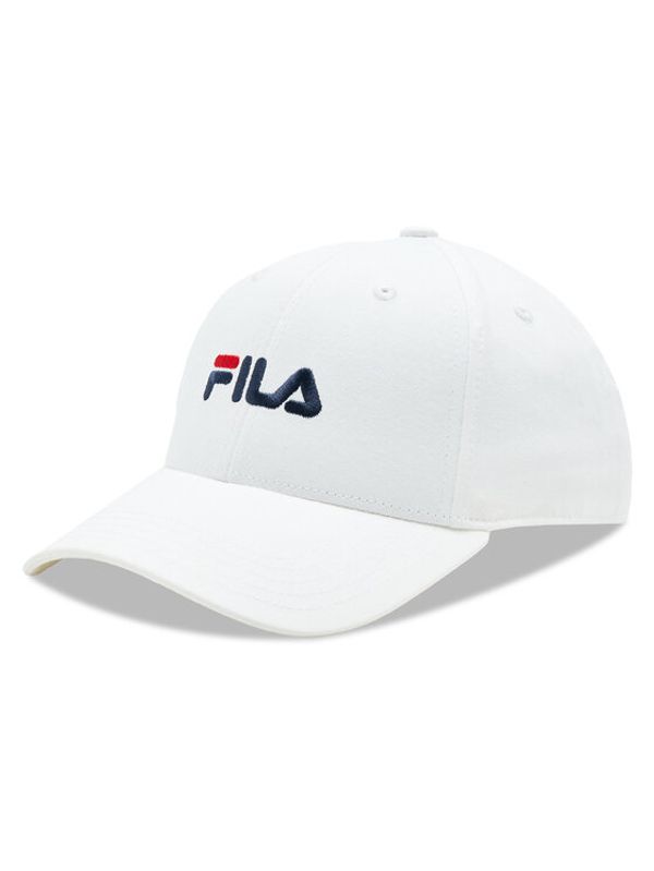 Fila Fila Шапка с козирка Brasov 6 Panel Cap With Linear Logo - Strap Back FCU0019 Бял