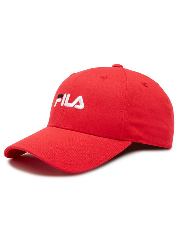 Fila Fila Шапка с козирка Brasov 6 Panel Cap With Linear Logo - Strap Back FCU0019 Червен