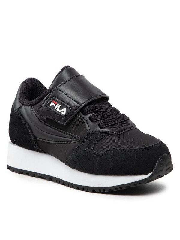 Fila Fila Сникърси Retroque Velcro Kids FFK0036.80010 Черен