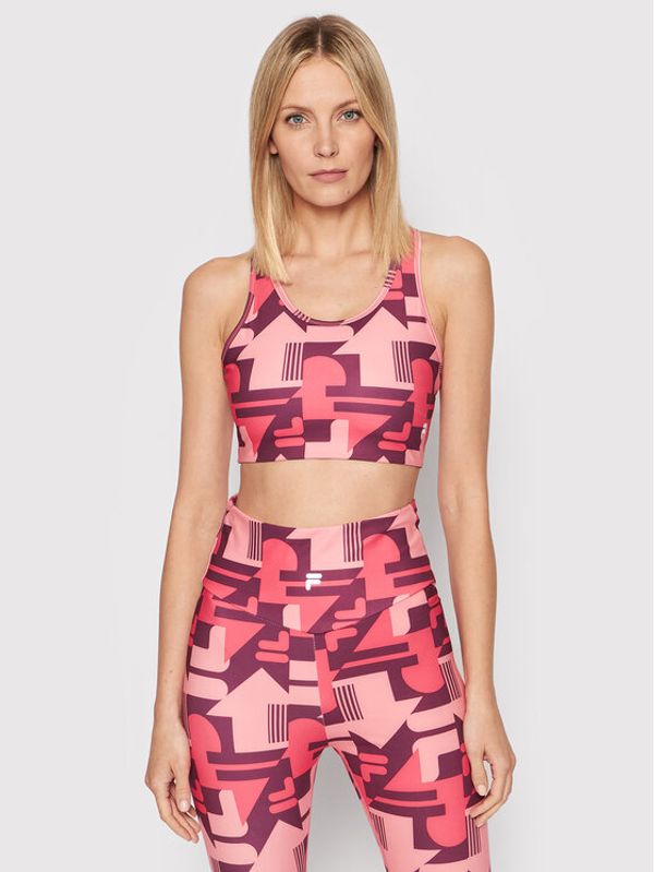 Fila Fila Спортен сутиен Ragusa AOP FAW0051 Розов