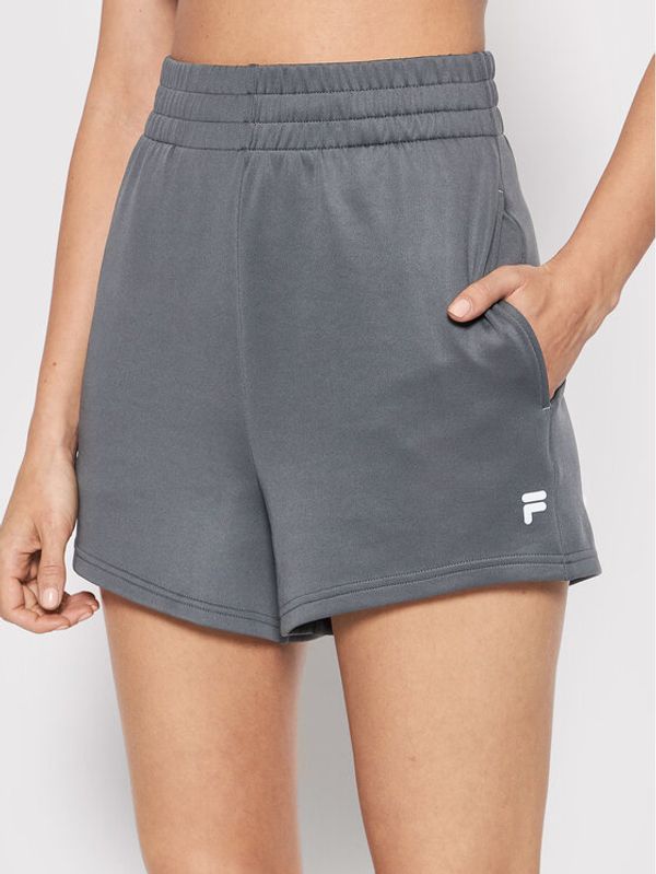 Fila Fila Спортни шорти Calais FAW0077 Сив Regular Fit
