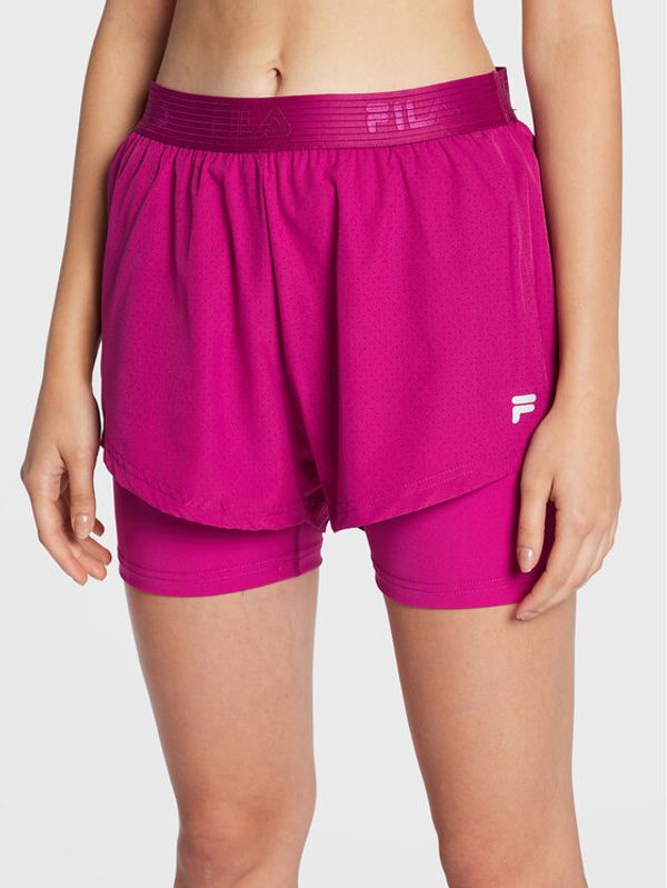 Fila Fila Спортни шорти Racine FAW0200 Виолетов Loose Fit