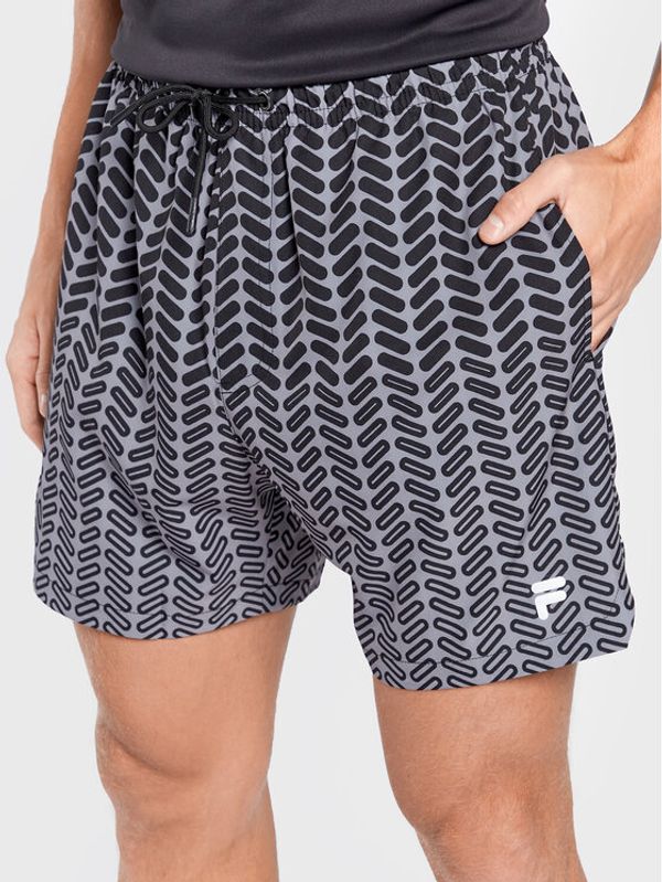Fila Fila Спортни шорти Raga FAM0123 Сив Regular Fit