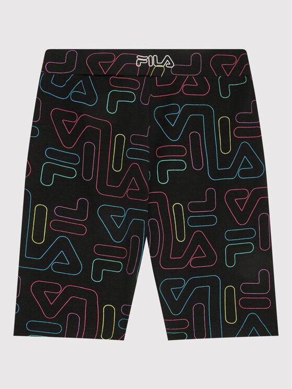 Fila Fila Спортни шорти Samira 683414 Черен Slim Fit