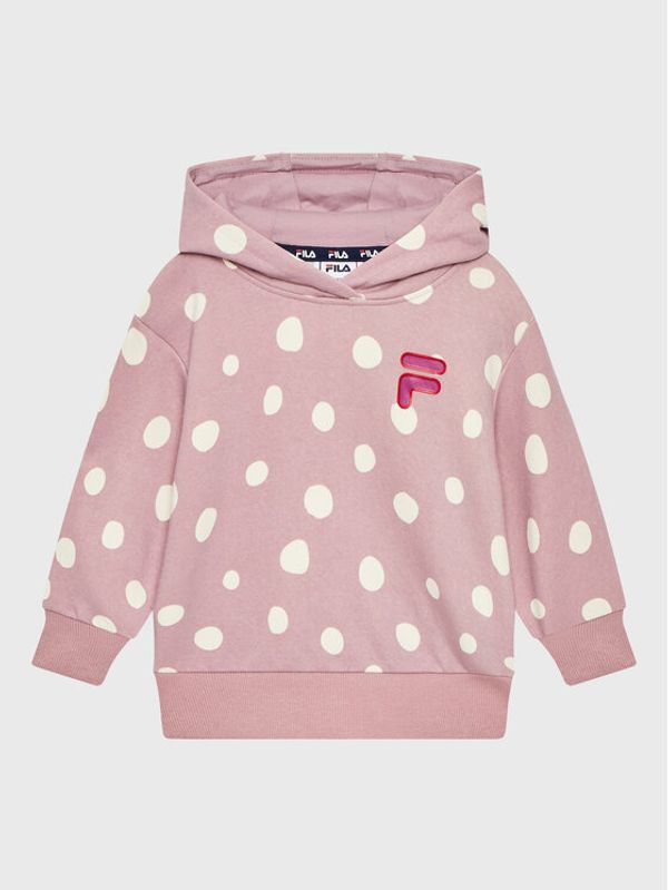 Fila Fila Суитшърт Barcelona FAK0095 Розов Regular Fit