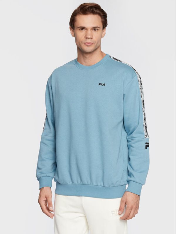 Fila Fila Суитшърт Belp FAM0193 Син Regular Fit
