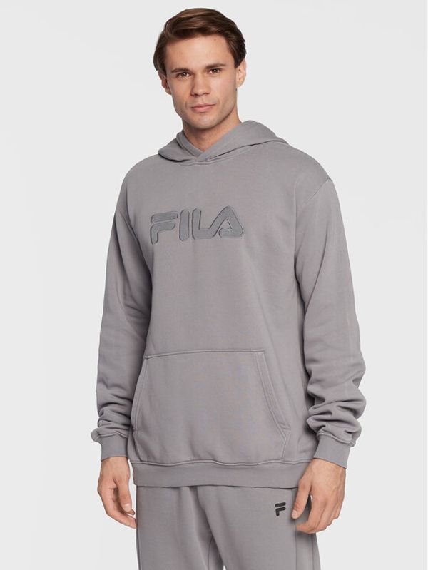 Fila Fila Суитшърт Bischkek FAM0277 Сив Regular Fit