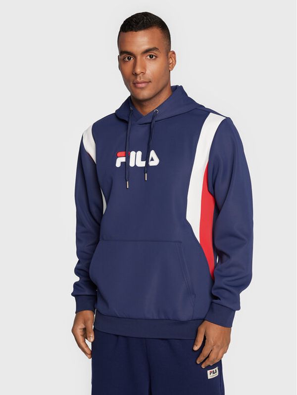 Fila Fila Суитшърт Bogno FAM0176 Тъмносин Regular Fit
