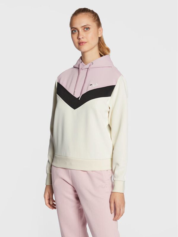 Fila Fila Суитшърт Bosa FAW0273 Бял Regular Fit