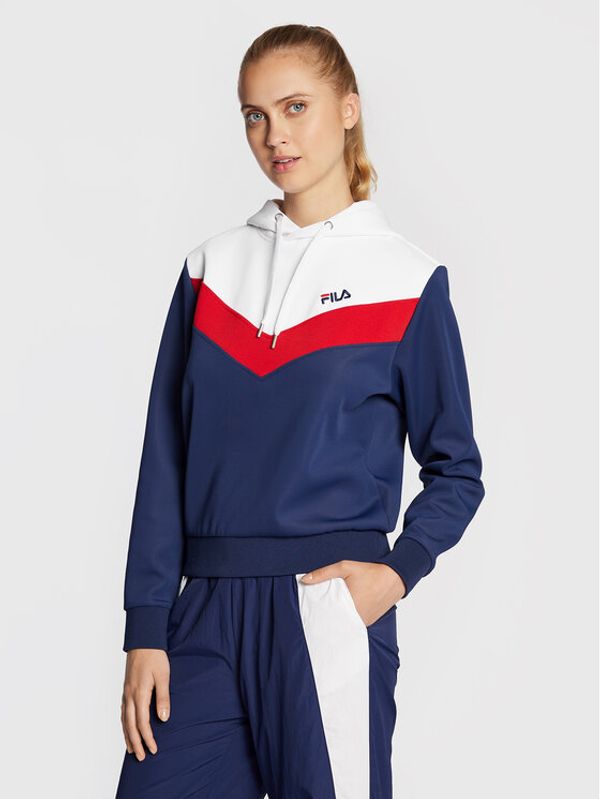 Fila Fila Суитшърт Bosa FAW0273 Тъмносин Regular Fit