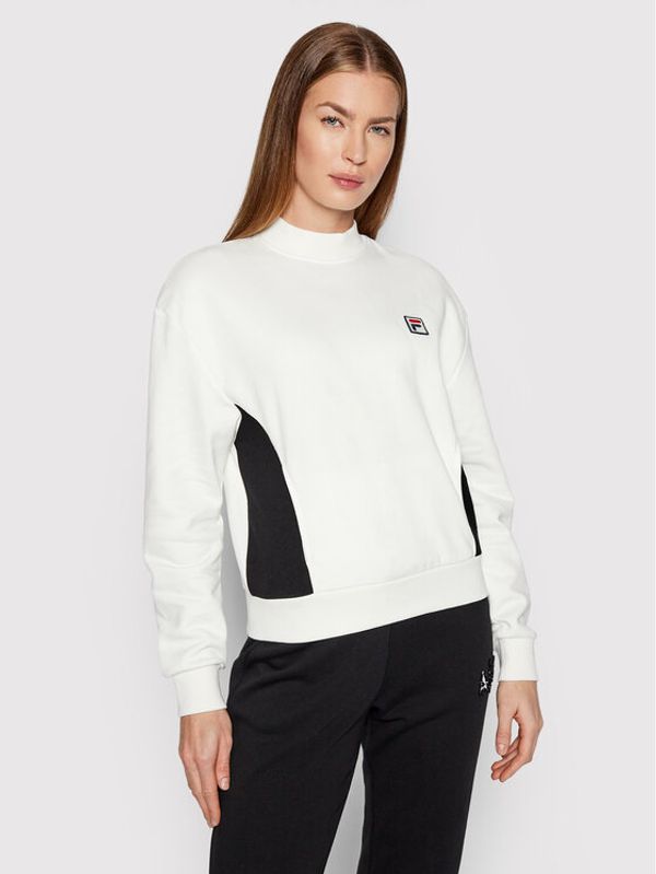 Fila Fila Суитшърт Cartin 688972 Бял Regular Fit