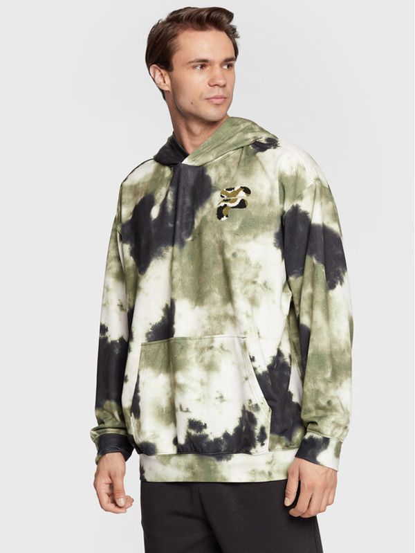 Fila Fila Суитшърт Chivasso Elongated FAM0136 Зелен Relaxed Fit