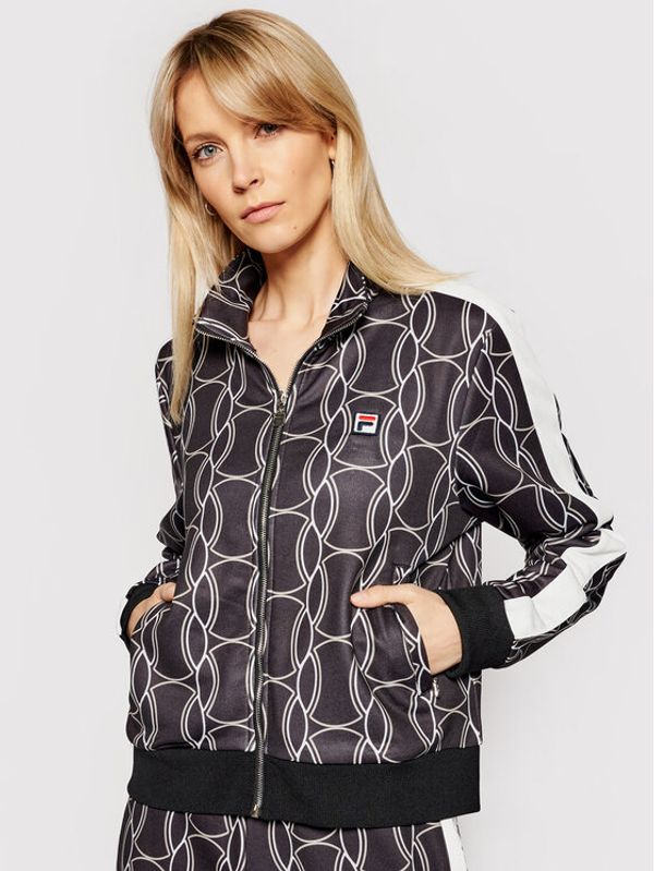 Fila Fila Суитшърт Hada Aop 688602 Черен Regular Fit