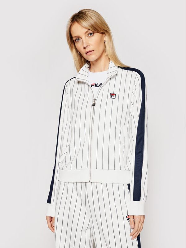 Fila Fila Суитшърт Hala Aop 688535 Бял Regular Fit