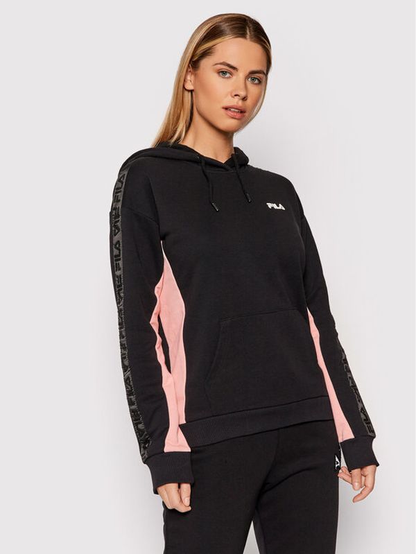 Fila Fila Суитшърт Nage 688987 Черен Regular Fit