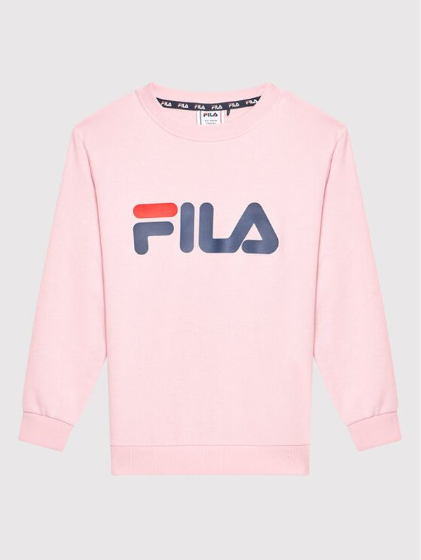 Fila Fila Суитшърт Tim Logo 688022 Розов Regular Fit
