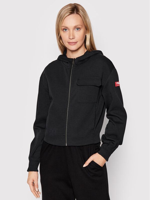 Fila Fila Суитшърт Tortola FAW0014 Черен Regular Fit