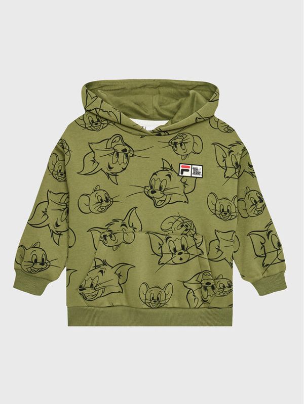 Fila Fila Суитшърт Tulsa 771192 Зелен Regular Fit