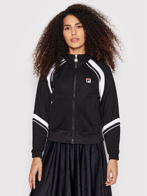 Fila Fila Суитшърт Zadar FAW0153 Черен Relaxed Fit