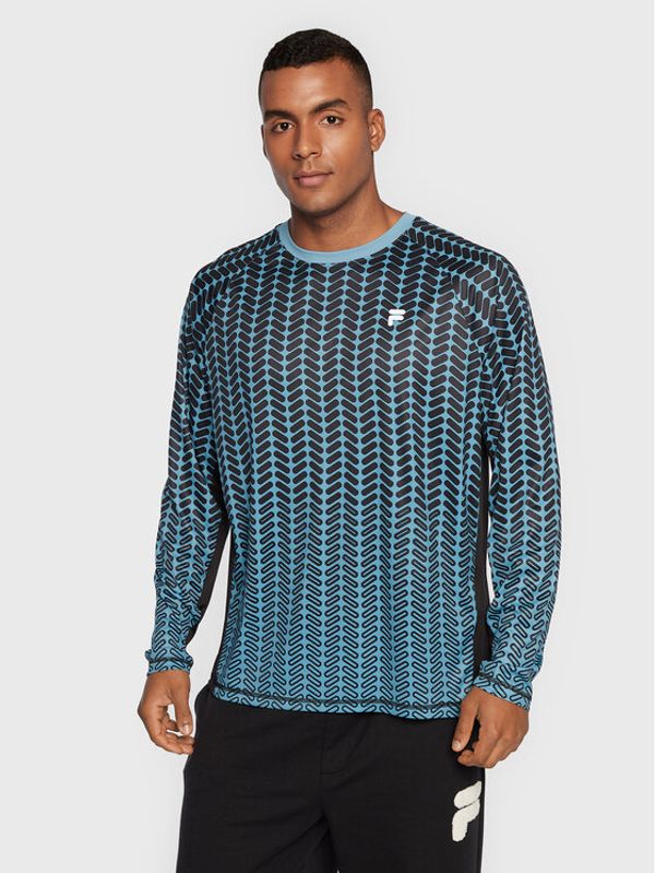 Fila Fila Тениска с дълъг ръкав Rochester Raglan FAM0124 Син Regular Fit