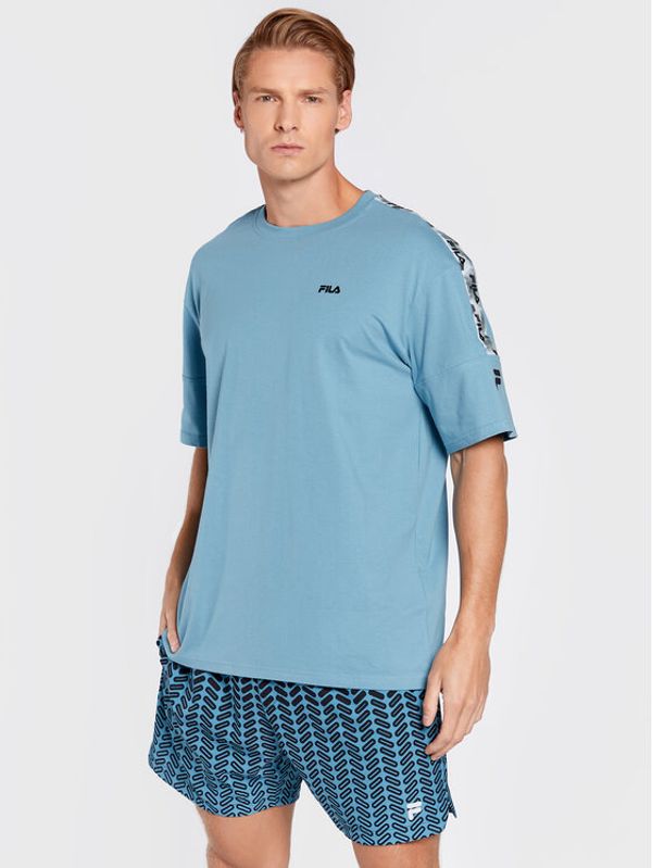 Fila Fila Тишърт Brittnau FAM0194 Син Relaxed Fit