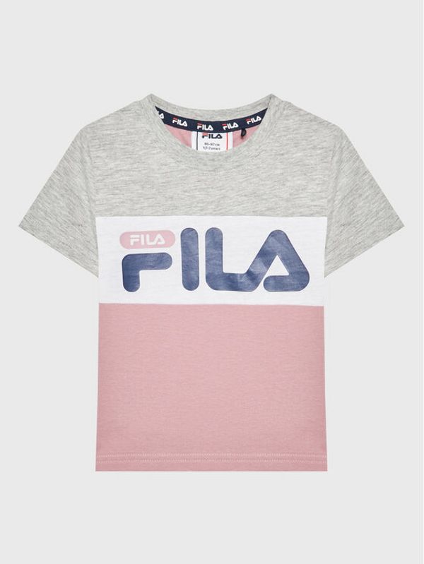 Fila Fila Тишърт College Station FAK0063 Розов Regular Fit