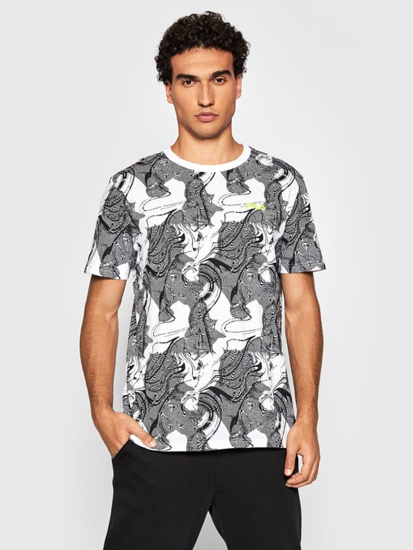 Fila Fila Тишърт Dallan 689021 Бял Regular Fit