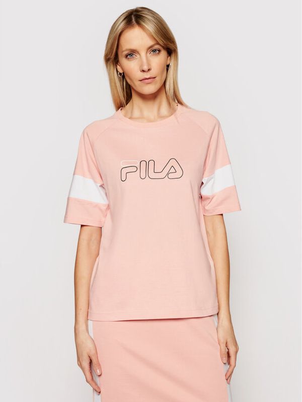 Fila Fila Тишърт Jacklyn 683283 Розов Regular Fit
