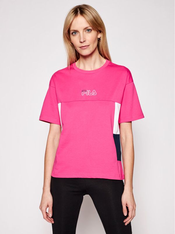 Fila Fila Тишърт Jaelle 683293 Розов Regular Fit