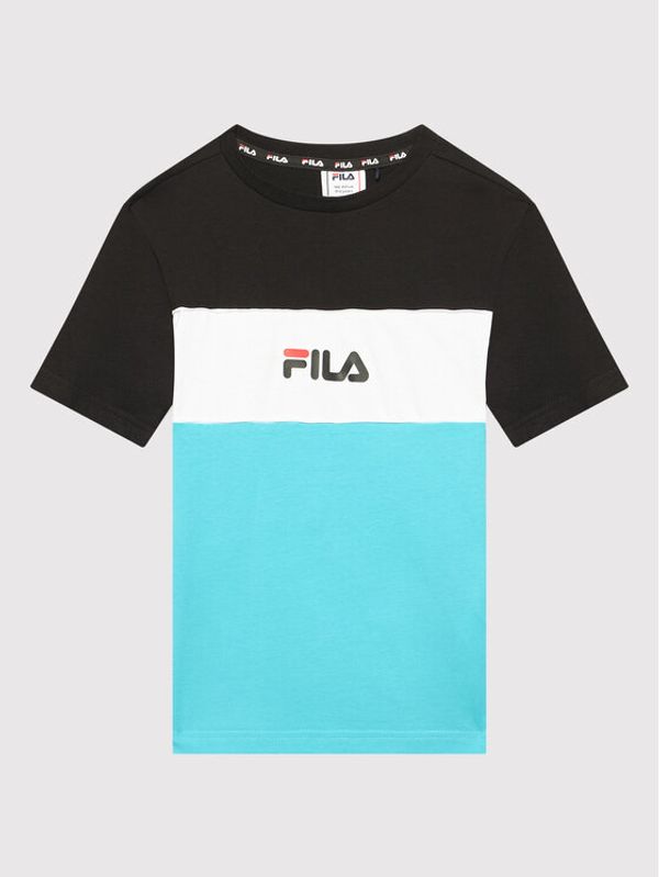 Fila Fila Тишърт Mika 688759 Черен Regular Fit