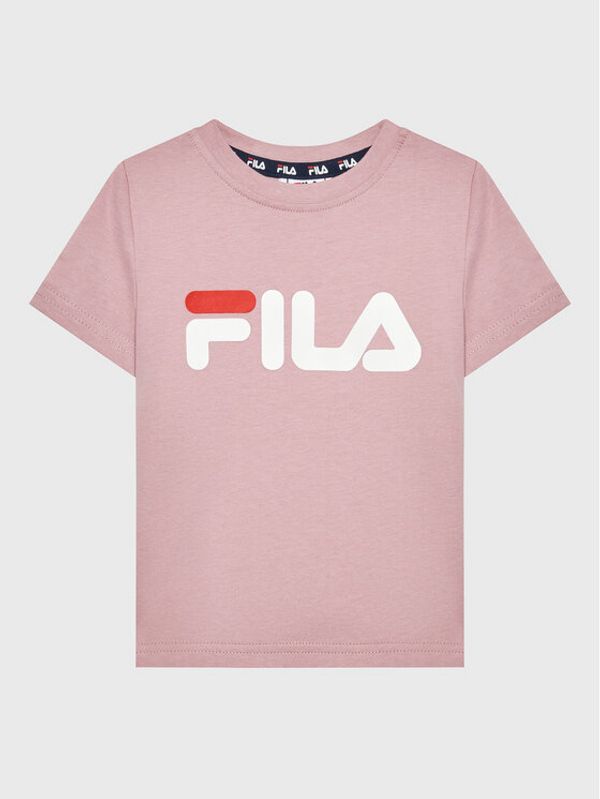 Fila Fila Тишърт Sala Logo FAK0089 Розов Regular Fit