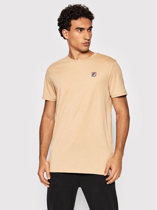 Fila Fila Тишърт Samuru 688977 Бежов Regular Fit