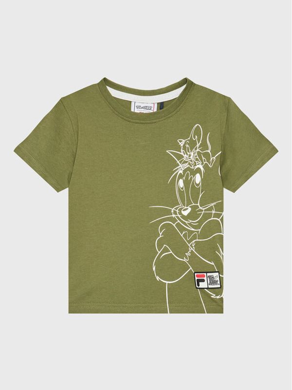 Fila Fila Тишърт Toyama 771204 Зелен Relaxed Fit