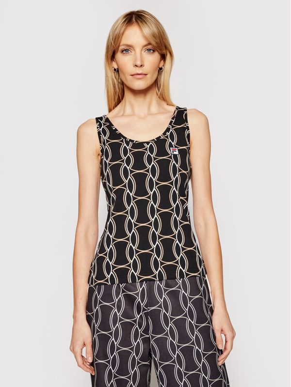 Fila Fila топ Anna Aop 688787 Черен Slim Fit