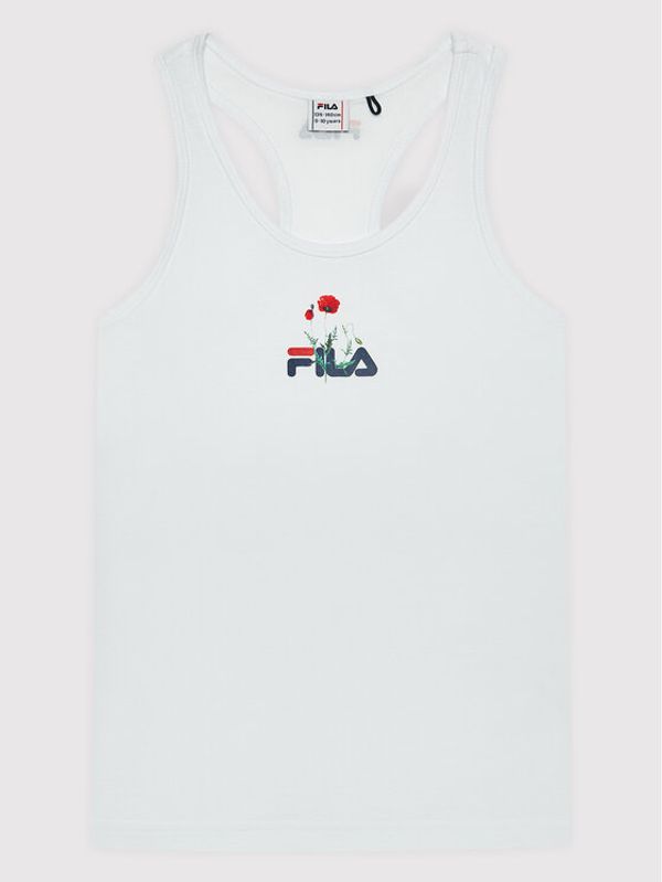 Fila Fila топ Thum FAT0026 Бял Slim Fit