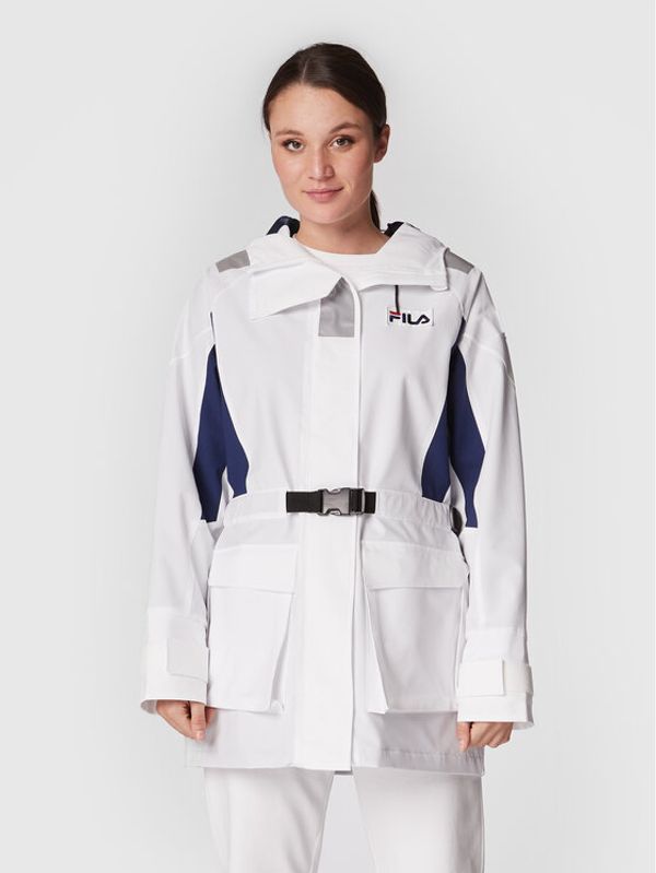 Fila Fila Яке за дъжд Zinder FAW0264 Бял Regular Fit