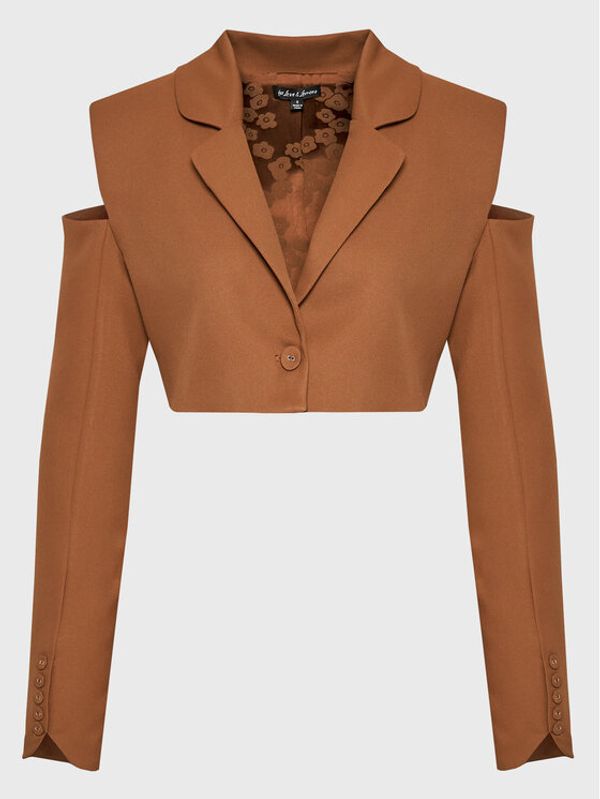 For Love & Lemons For Love & Lemons Блейзър Alysa CJ050 Кафяв Regular Fit