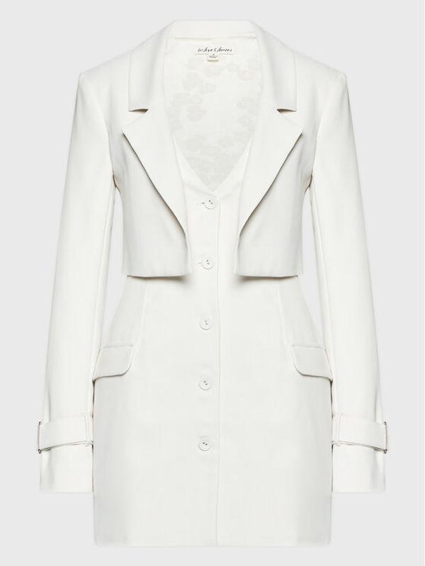 For Love & Lemons For Love & Lemons Ежедневна рокля Alysa CD2775 Бял Slim Fit