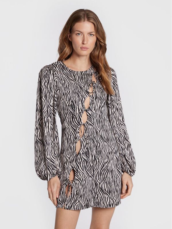 For Love & Lemons For Love & Lemons Коктейлна рокля Rosita CD2749 Черен Regular Fit