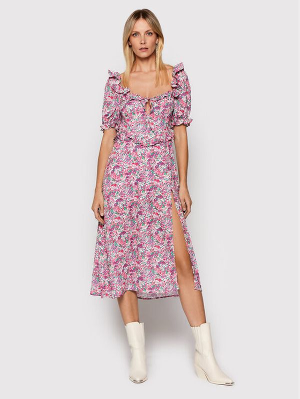 For Love & Lemons For Love & Lemons Лятна рокля Katarina CD2378 Розов Regular Fit