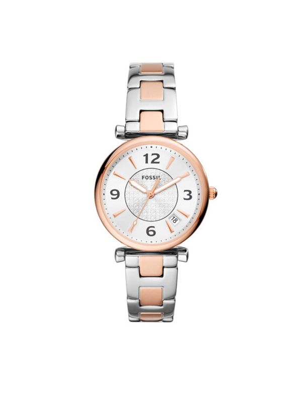 Fossil Fossil Часовник Carlie Mini Mesh ES5156 Сребрист