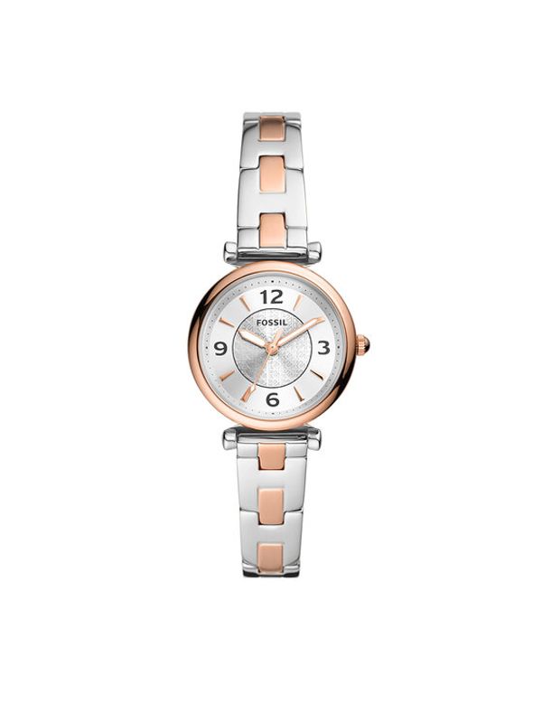 Fossil Fossil Часовник Carlie Three ES5201 Сребрист