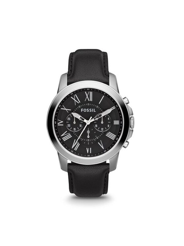 Fossil Fossil Часовник Grant FS4812 Черен