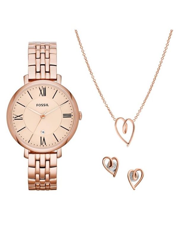 Fossil Fossil Часовник Jacqueline ES5252SET Златист